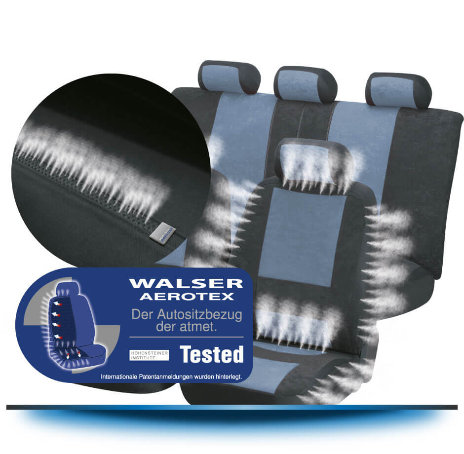 WALSER Autositzbezug Features: 360 Grad Schutz 