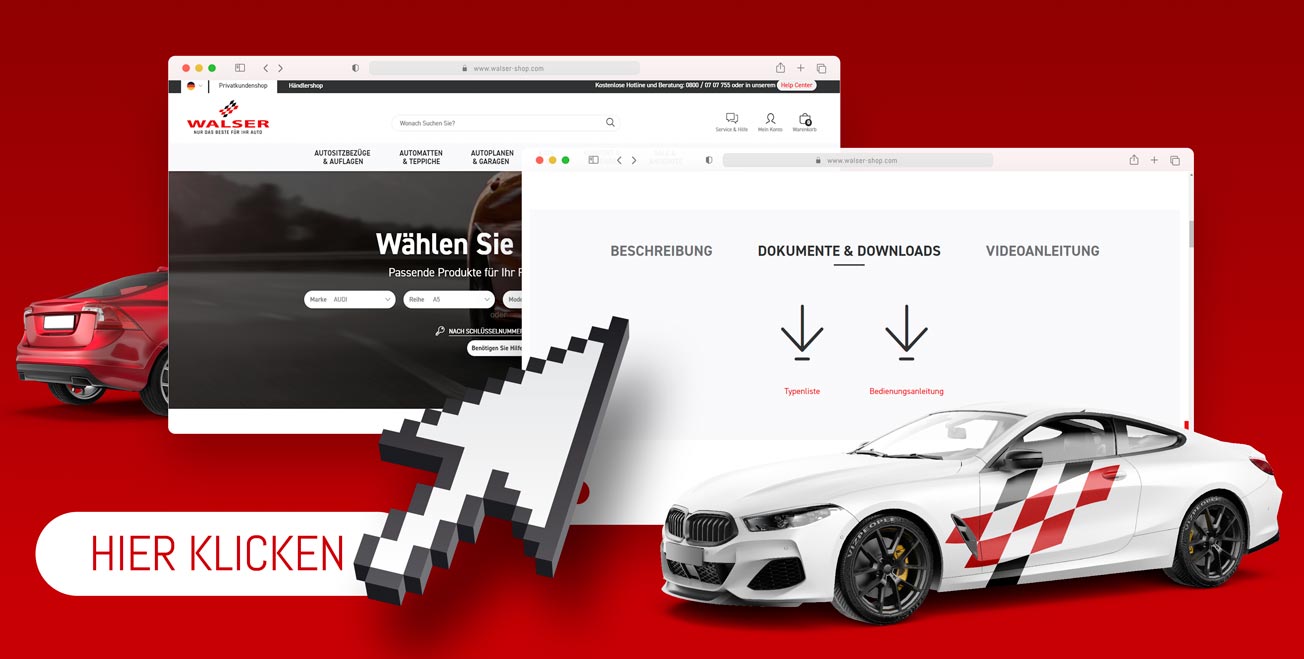 WALSER Car Comfort Auto-Sitzauflage S-Race